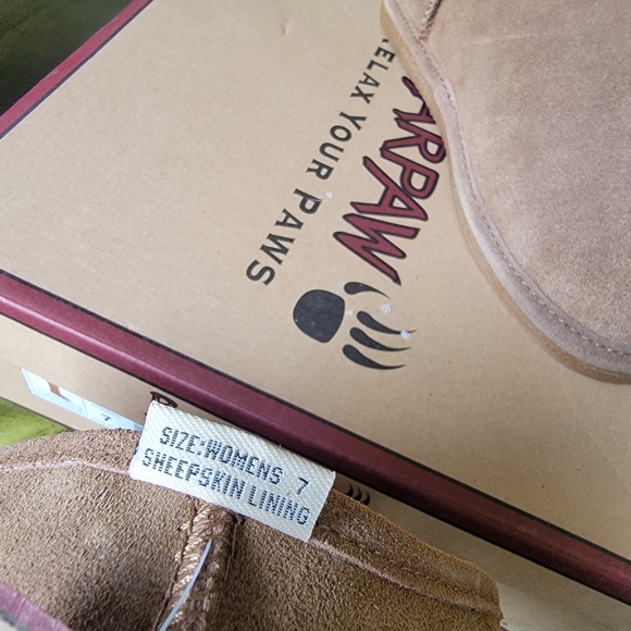 Bearpaw Women's Tall Nutmeg Light Brown Boots Size 7 - Picture 7 of 8